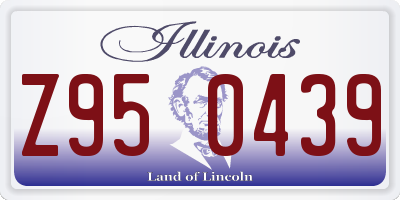 IL license plate Z950439