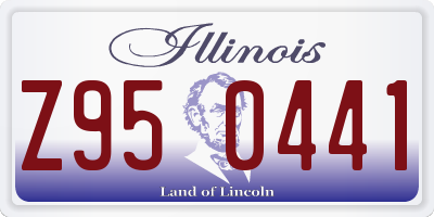 IL license plate Z950441