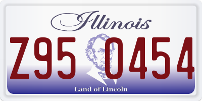 IL license plate Z950454
