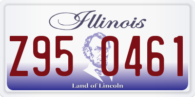 IL license plate Z950461