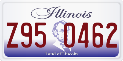 IL license plate Z950462