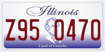IL license plate Z950470