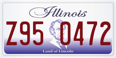 IL license plate Z950472