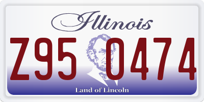 IL license plate Z950474