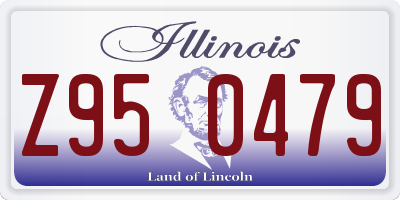 IL license plate Z950479
