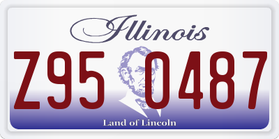 IL license plate Z950487