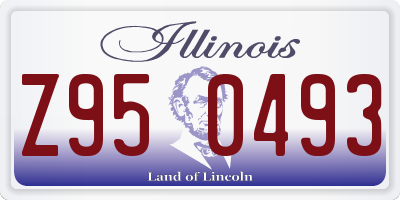 IL license plate Z950493