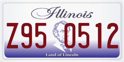 IL license plate Z950512