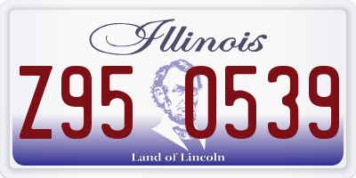 IL license plate Z950539