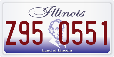 IL license plate Z950551