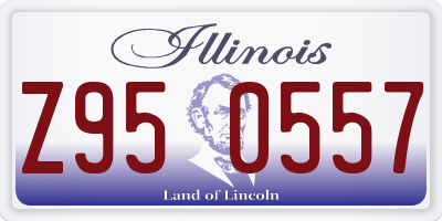 IL license plate Z950557