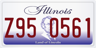 IL license plate Z950561