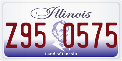 IL license plate Z950575