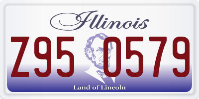 IL license plate Z950579
