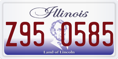 IL license plate Z950585