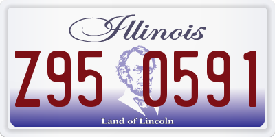 IL license plate Z950591
