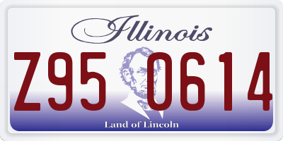 IL license plate Z950614