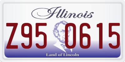 IL license plate Z950615