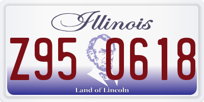 IL license plate Z950618