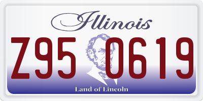 IL license plate Z950619