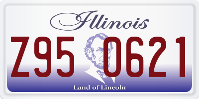IL license plate Z950621