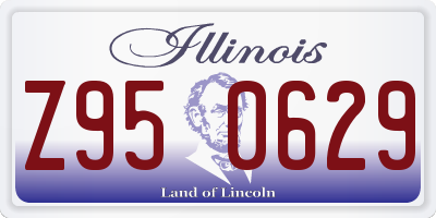 IL license plate Z950629