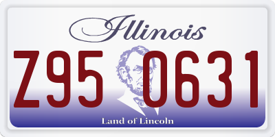 IL license plate Z950631