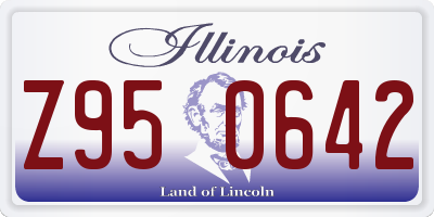 IL license plate Z950642
