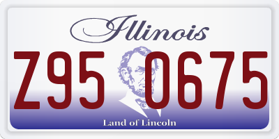 IL license plate Z950675