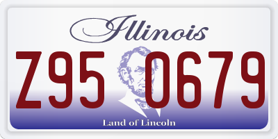 IL license plate Z950679