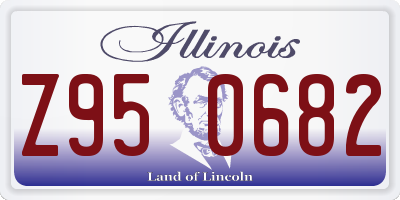 IL license plate Z950682