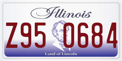 IL license plate Z950684