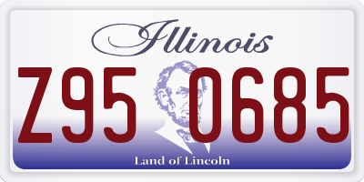 IL license plate Z950685