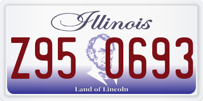 IL license plate Z950693