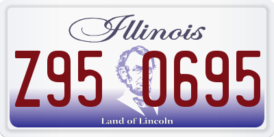 IL license plate Z950695
