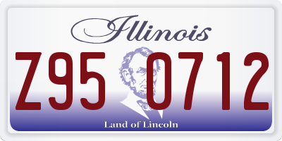 IL license plate Z950712