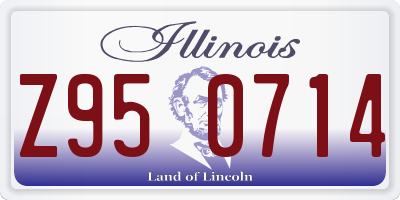 IL license plate Z950714