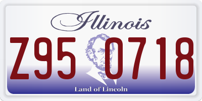 IL license plate Z950718