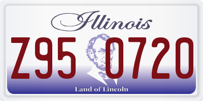 IL license plate Z950720
