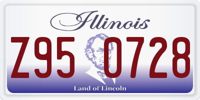 IL license plate Z950728