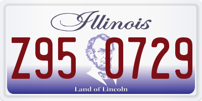 IL license plate Z950729