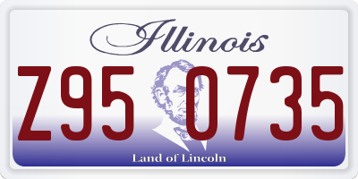IL license plate Z950735