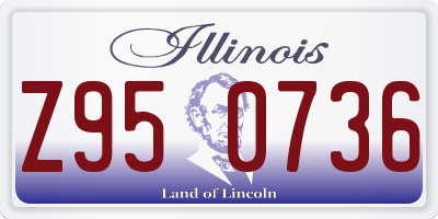 IL license plate Z950736