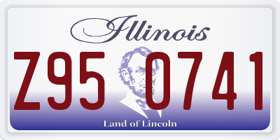 IL license plate Z950741