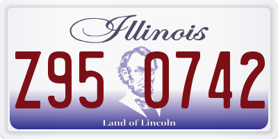 IL license plate Z950742