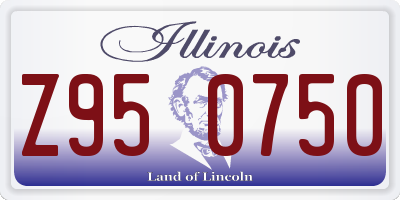 IL license plate Z950750