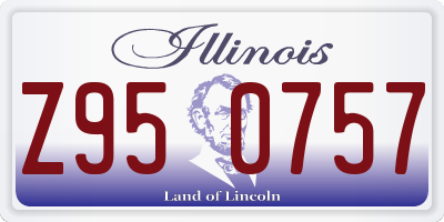 IL license plate Z950757