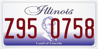 IL license plate Z950758