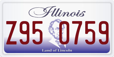 IL license plate Z950759