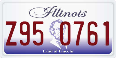 IL license plate Z950761